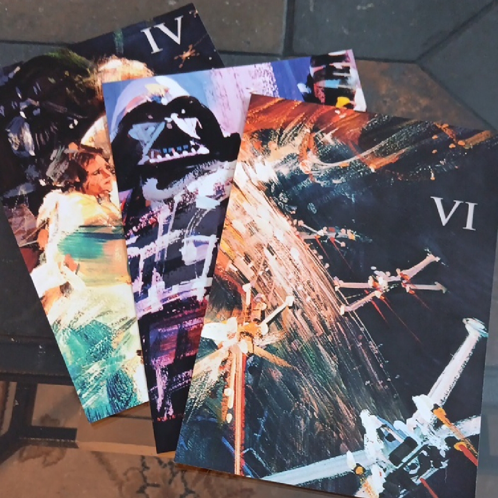 STAR WARS 4, 5, 6 DVD INSERT ART
